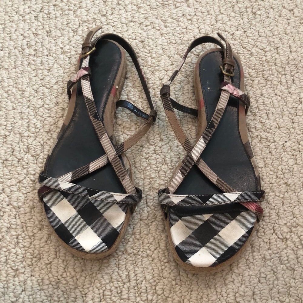 Burberry Espadrille Sandals